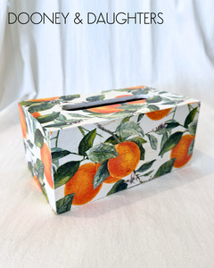 Photo Frames: Oranges Rectangle Tissue Box