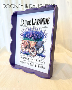 Photo Frames: Lavender Small Scallop Tray