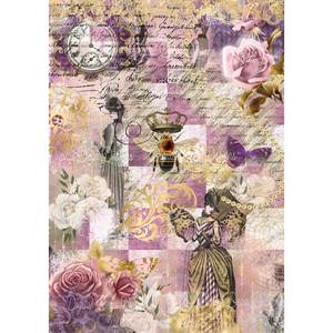 Decoupage: A4 Rice Paper - DDD - Forever Queen Bee