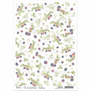 A4 Rice Paper - Blackberry Garden