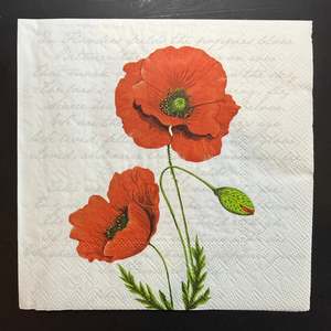 Napkin - Proud Poppy