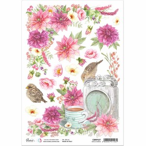 Decoupage: A4 Rice Paper - Dahlia Corner