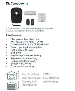 Parts And Accessories: Windsor RD1000 Roller Door Opener