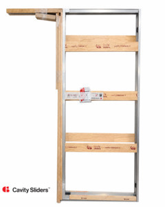 CS For Doors SpaceMaker 90mm Stud Cavity Slider - Flat Jamb