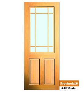 Solid Wooden Doors Interior Doors: Provincial 6 - Interior Doors