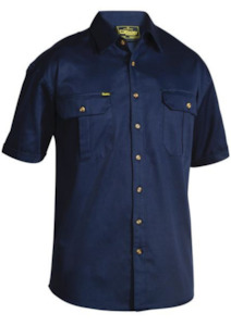 BS1433 Bisley Original Cotton Drill Shirt - Short Sleeve