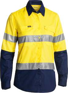 BL6415T Bisley Womens 3M Taped Hi Vis X Airflow™ Ripstop Shirt