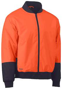 Jacket: BJ6730 Bisley Two Tone Hi Vis Bomber Jacket