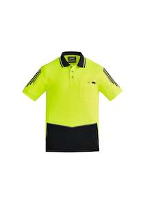 Syzmik: ZH315 Syzmik Mens Hi-Vis Flux Polo Shirts
