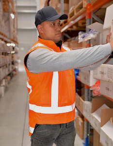 R461X Workguard Reversible Fleece Lined Hi-Vis Safety Vest