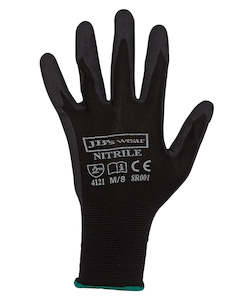 Gloves: 8R001 JB's BLACK NITRILE BREATHABLE GLOVES (12 PK)