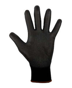 Gloves: 8R004 JB's BLACK LIGHT PU BREATHABLE GLOVES (12 PK)