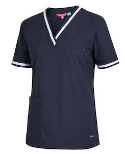 4SCT1 JB's Ladies Contrast Scrubs