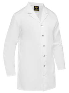 Lab Coats: BJ6402 Bisley White Dust Coat