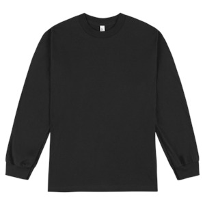 Basics: 1304 American Apparel Heavyweight Cotton Unisex Long Sleeve T-Shirt