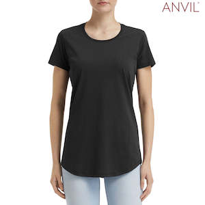 Basics: 790L Anvil Premium Combed Ring Spun 180gsm Ladies Tee - Clearance