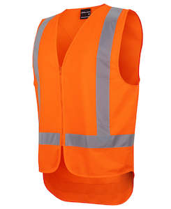 Jbs Wear Apparel: 6DVQV JB's NSW/QLD Rail (D+N) Zip X-Back Safety Vest