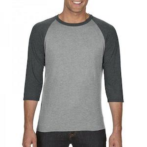 Anvil: 6755 Anvil Adult Tri-Blend 3/4 Sleeve Tee