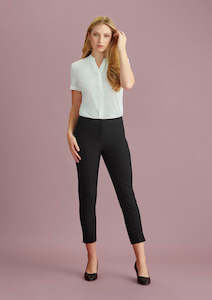 Bizcollection: RGP308L BizCorporates Womens Siena 7/8 Mid-waist Slim Leg Pant