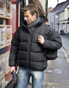 Result: R181X Result Black Unisex Puffer Jackets