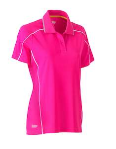 Sports: BKL1425 Bisley Womens Cool Mesh Polo Shirt