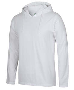 Basic Pullovers: 1LST JB's C Of C L/S Hooded Tee