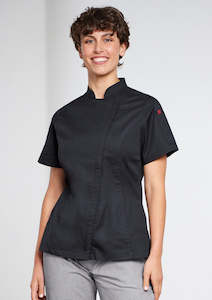 Chef Wear: CH330LS Bizcollection Alfresco Womens Short Sleeve Chef Jacket