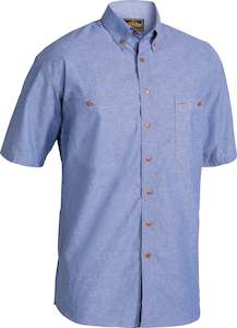 Uniform: B71407 Bisley Chambray Shirt - Short Sleeve