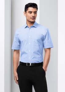 Uniform: S812MS BizCollection Mens Euro Short Sleeve Shirt