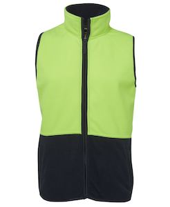 Hi Vis Tops: 6HVPV JB's HV POLAR VEST