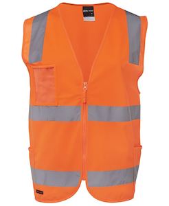 6DNSZ JB's HV (D+N) ZIP Safety Vest