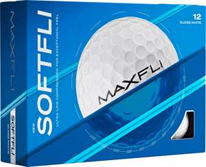 Maxfli Softfli 2025 Gloss White - 12 Balls - 3 Colours Available