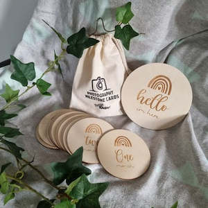 Gifts: 12 month Milestone photography cards