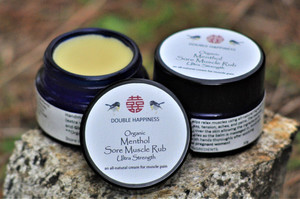 Products: Ultra Strength Organic Menthol Muscle Rub Organic Skincare NZ