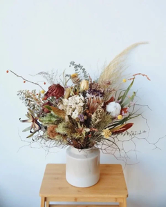 Products: Dried Flowers in Vase Everlasting Arrangement Christchurch