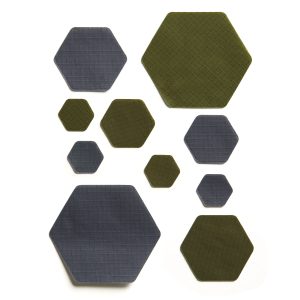 Products: HEX – Triple – Dark Grey, Olive Green and Dark Blue