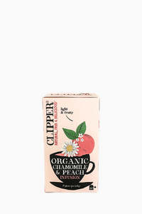 Clipper Organic Chamomile & Peach 20 Bags
