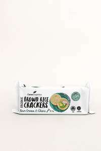 Ceres Organics Brown Rice Crackers Sour Cream & Chives
