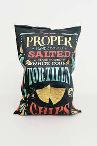 Organic Grocery Collection: Proper Crisps Tortilla Chips Salted