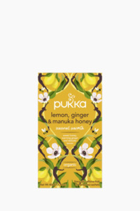 Pukka Lemon Ginger & Manuka Honey Organic Tea 20 Bags
