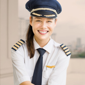 Pilot Uniforms: Van Heusen - Womens Short-Sleeve Pilot Dress Shirt