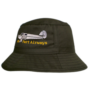 Clothing: Old Fart Airways Oilskin Bucket Hat