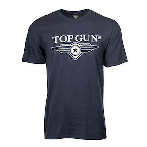 TOP GUN 3D Logo T-Shirt - Navy