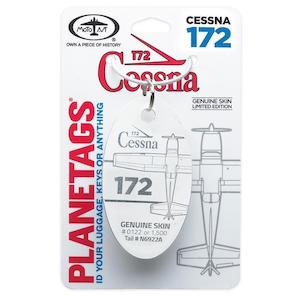 PlaneTags Cessna 172 - N6922A White