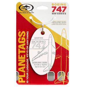 PlaneTags Qantas Boeing 747-400 - White