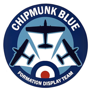 New: Chipmunk Blue Display Team Logo Bumper Sticker