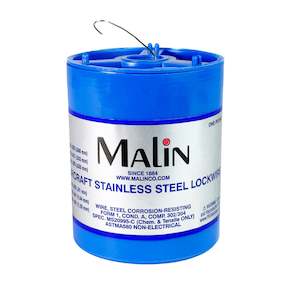 The Plane: Malin Company Stainless Steel Safety Lockwire 1LB - 0.020