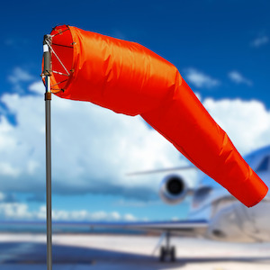At The Airport: Windsock 10 inch Diameter - 42 inch Length