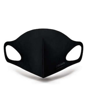 Face Masks: Pacsafe ViralOff Face Mask - Black - Medium