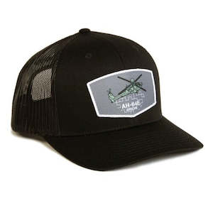 Helicopter Pilot Gifts: Boeing Apache AH-64 Illustrated Hat